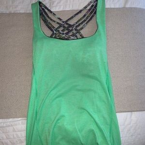 Lululemon Open Back Tank Top w Built in Sports Bra